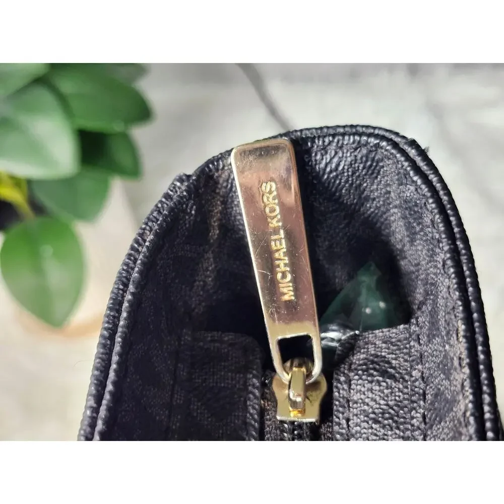 Michael Kors Monogram Bag Black Crossbody Y2K Minimalist Casual